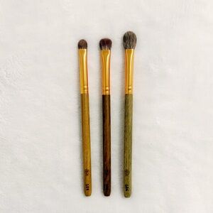 Chinese Fude Soft Weasel Goat Hair Medium Shader Eyeshadow Makeup Brush Set